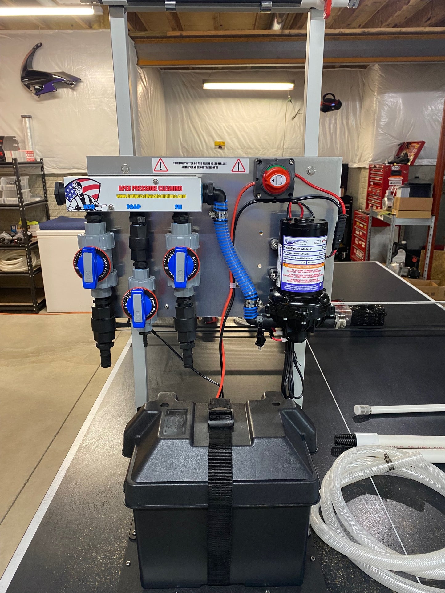 USED - 5.5GPM Gen. 2 Soft Wash System with 3/4" "Big Flo" Proportioner