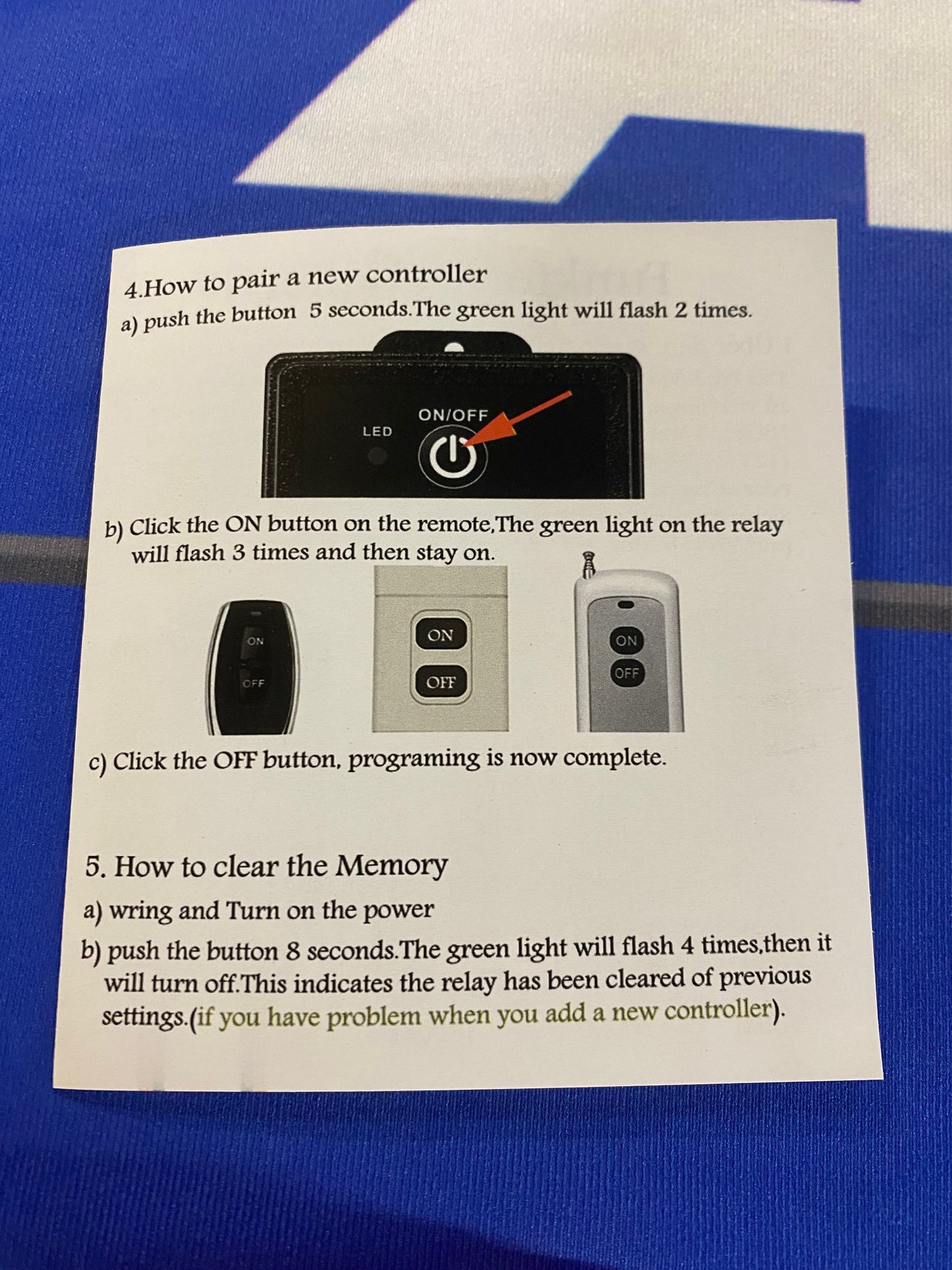 Replacement Remote Control