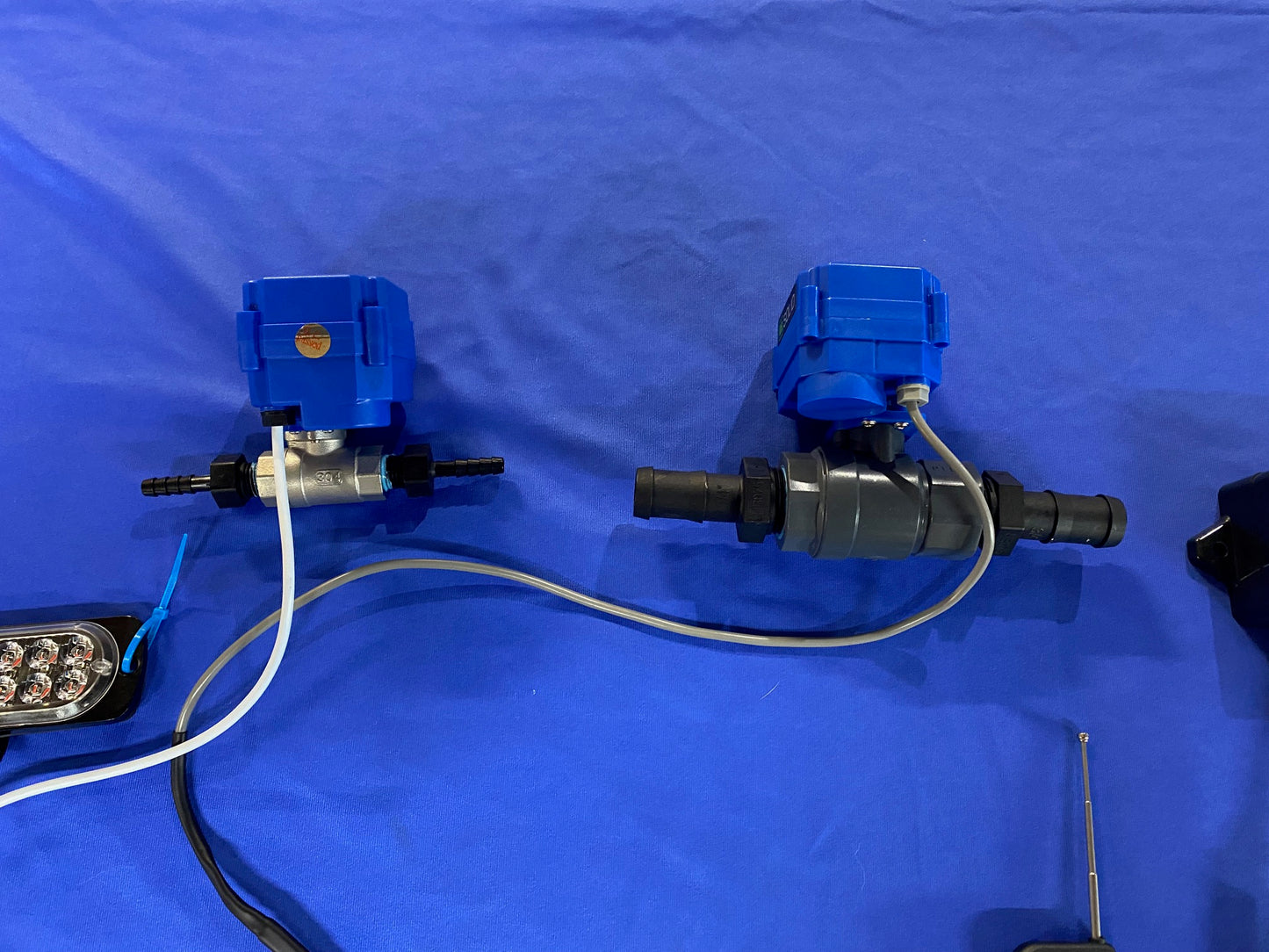 1" Remote Control Bleach (SH) and 1/4" Soap Ball Valves