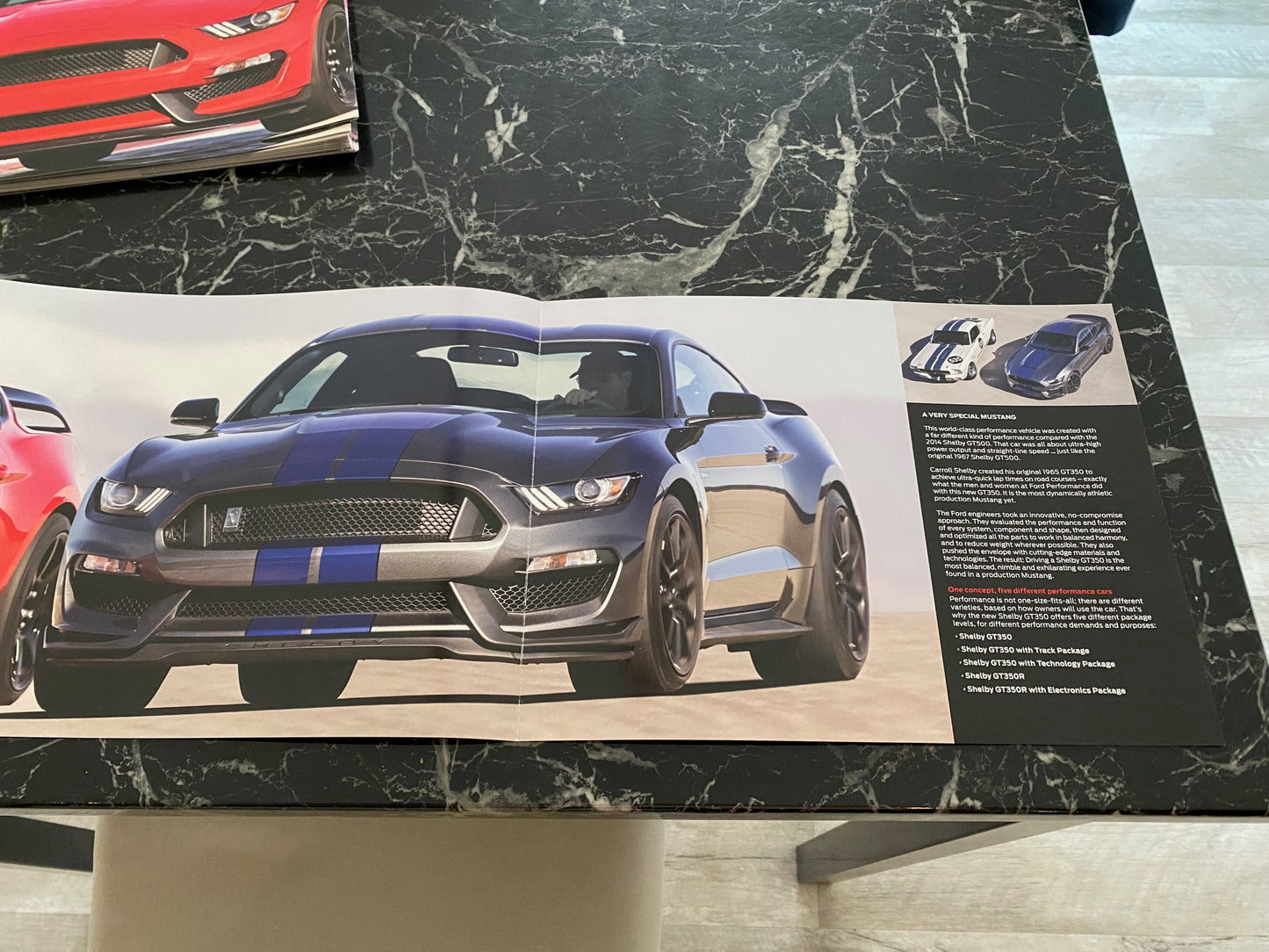 2016 Ford Mustang Shelby GT 350/GT 350R Dealer Brochure