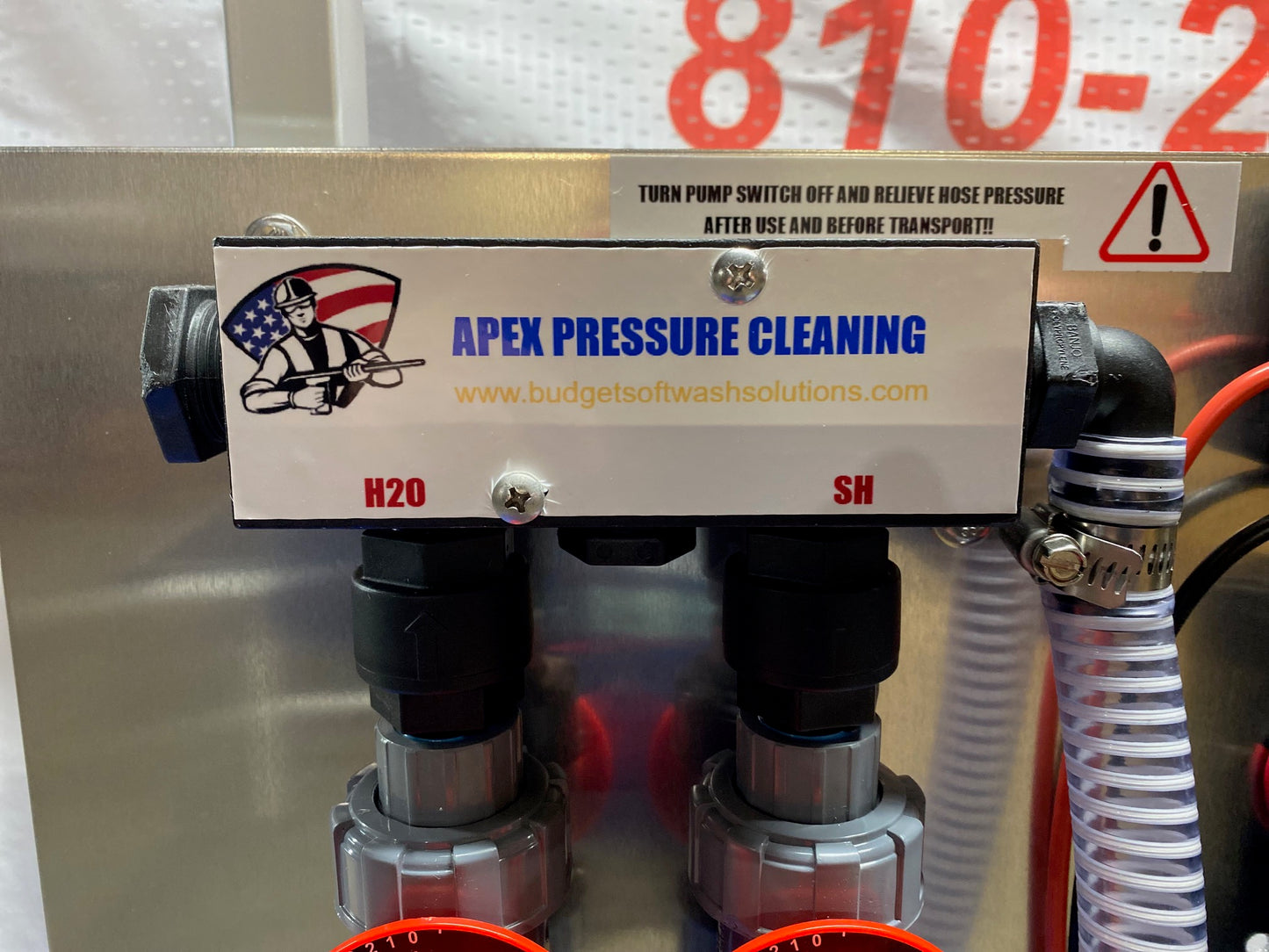 "Inflation Buster" 5.5GPM 12V Soft Wash System